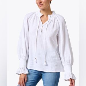 F FIGUE
Lianna White Cotton Top